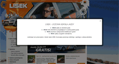 Desktop Screenshot of lisek-naukajazdy.pl